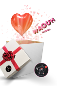 BALLON BOX (Bote cadeau + Ballon  l'hlium)