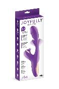 VIBROMASSEUR RABBIT 3-en-1 AVEC TAPOTEM "Joyfully" USB - YOBA
