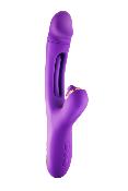VIBROMASSEUR RABBIT 3-en-1 AVEC TAPOTEM "Joyfully" USB - YOBA
